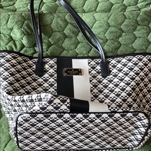 Kate Spade Black and White Purse